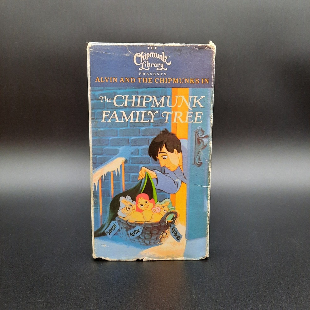 The Chipmunk Family Tree VHS Alvin and the Chipmunks Vintage 1984 Animation Tape